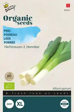 Welkoop Buzzy prei allium porrum l. herfstreuzen hannibal - prei - 0,75 gram aanbieding