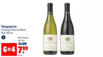 Makro Vacqueyras Frankrijk, Côte du Rhône Fles 750 ml aanbieding