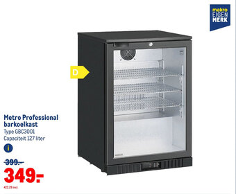 Makro Metro Professional barkoelkast aanbieding