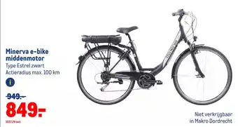 Makro Minerva e-bike middenmotor aanbieding