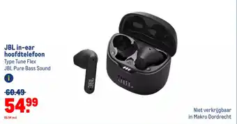 Makro JBL in-ear hoofdtelefoon aanbieding