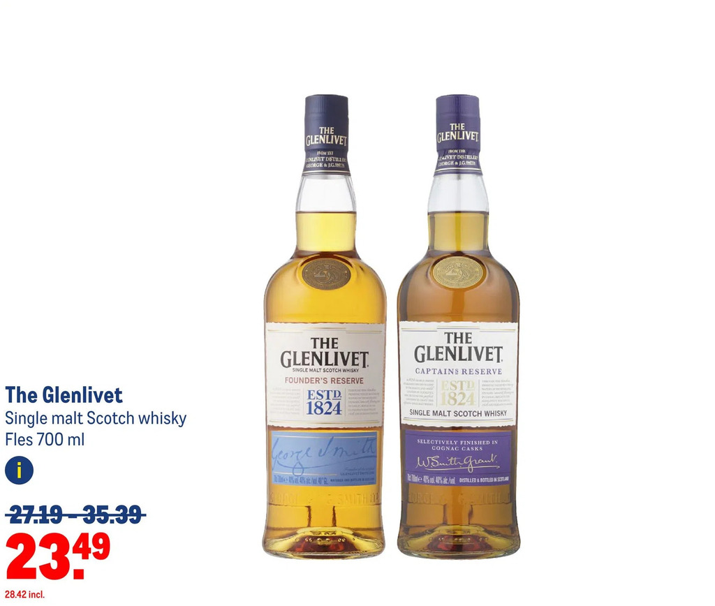 The glenlivet aanbieding bij Makro