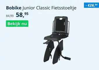 Mantel Bobike Junior Classic Fietsstoeltje aanbieding