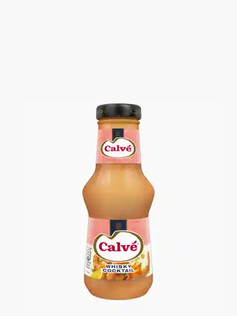 Flink Calvé whiskey cocktail saus 320ml aanbieding