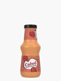 Flink Calvé whiskey cocktail saus 320ml aanbieding