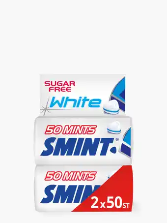 Flink Smint peppermint white 2x50 st. aanbieding