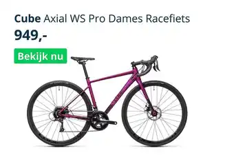 Mantel Cube Axial WS Pro Dames Racefiets aanbieding