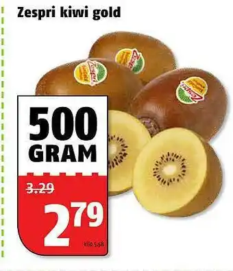 Poiesz Zespri kiwi gold 500 gram aanbieding