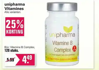 De Online Drogist Unipharma vitamines aanbieding