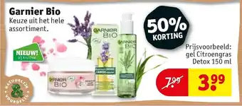 Kruidvat Garnier Bio assortiment aanbieding