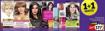 Kruidvat L'Oreal Paris en Garnier haarkleuring assortiment aanbieding