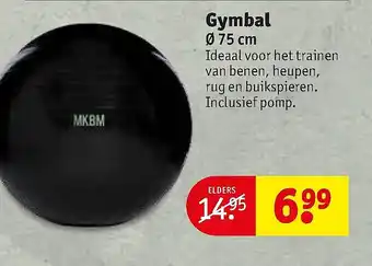 Kruidvat Gymbal 75 cm aanbieding