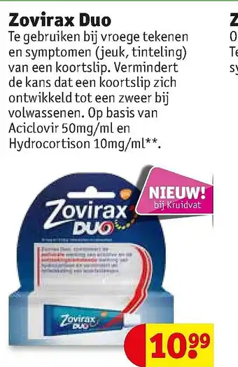 Kruidvat Zovirax Duo aanbieding