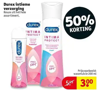 Kruidvat Durex intieme verzorging 200 ml aanbieding