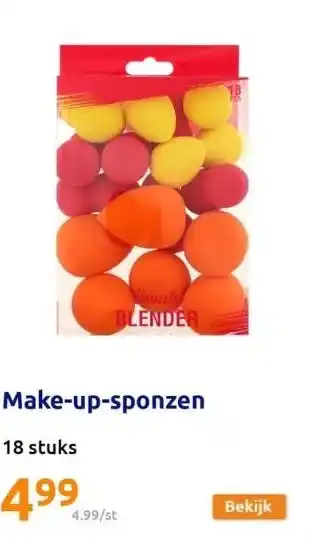 Action Make-up-sponzen aanbieding