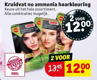 Kruidvat Kruidvat No ammonia haarkleuring assortiment aanbieding