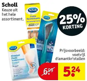 Kruidvat Scholl aanbieding