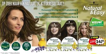 Kruidvat Schwarzkopf Natural & Easy haarkleuring assortiment aanbieding