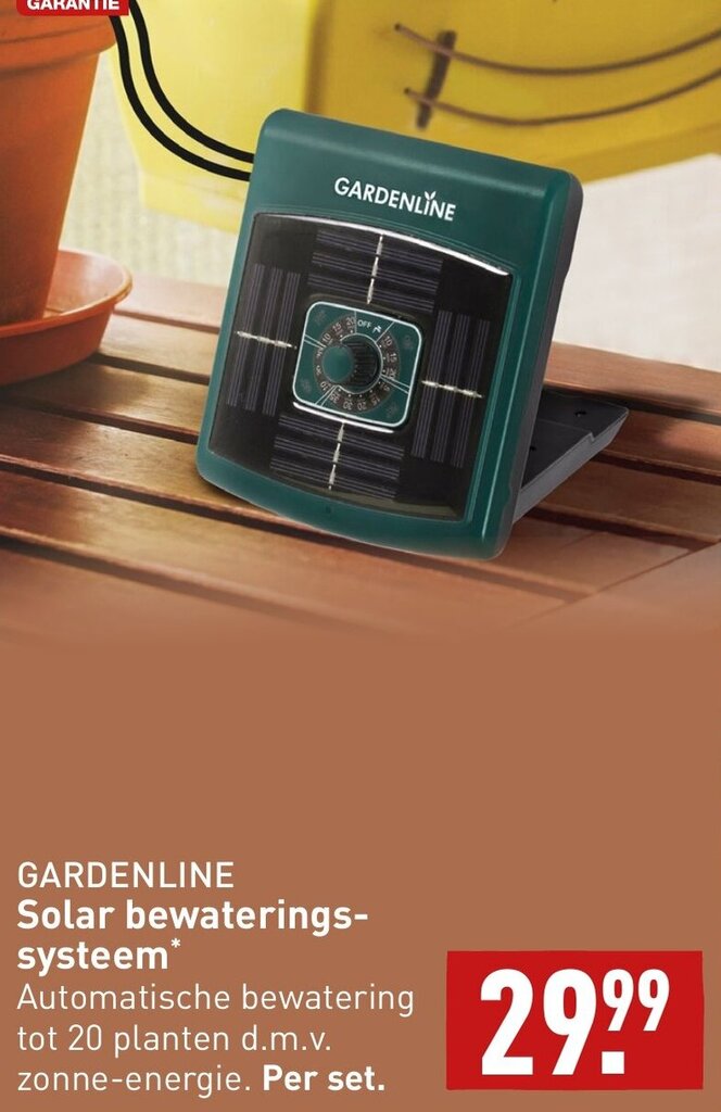 GARDENLINE Solar bewateringssysteem* aanbieding bij ALDI
