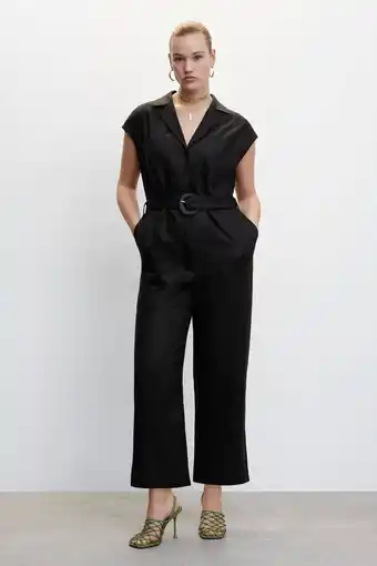 Wehkamp Mango jumpsuit zwart aanbieding