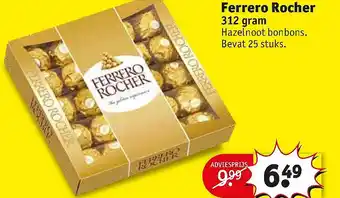 Kruidvat Ferrero Rocher 312 gram aanbieding