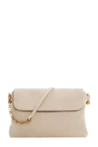 Wehkamp Mango  suède crossbody tas lichtbeige aanbieding