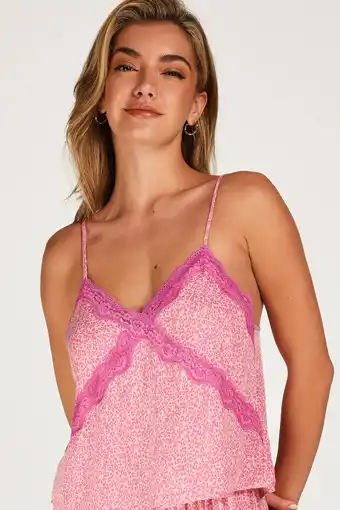 Wehkamp Hunkemöller pyjamatop roze aanbieding