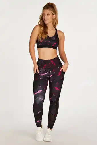 Wehkamp Hkmx sportlegging oh my squat zwart/roze aanbieding