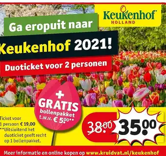 Kruidvat Keukenhof 2021! aanbieding