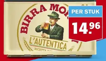 Hoogvliet BIRRA MORETTI PER STUK aanbieding