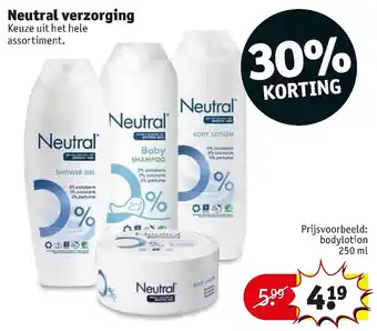 Kruidvat Neutral verzorging 250 ml aanbieding