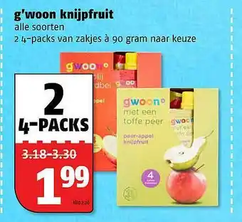 Poiesz G'woon Knijpfruit aanbieding