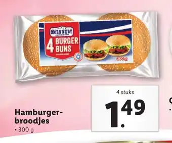 Lidl Hamburger-broodjes aanbieding