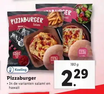 Lidl Pizzaburger aanbieding