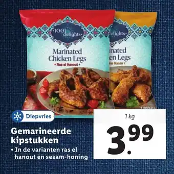 Lidl Gemarineerde kipstukken aanbieding