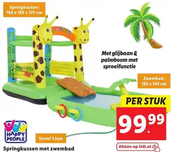 Lidl Springkussen met zwembad aanbieding