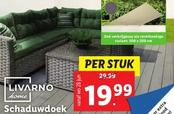 Lidl Schaduwdoek aanbieding