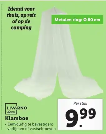 Lidl LIVARNO home Klamboe aanbieding