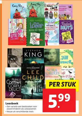 Lidl Leesboek aanbieding