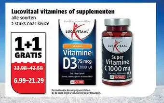 Poiesz Lucovitaal vitamines of supplementen aanbieding