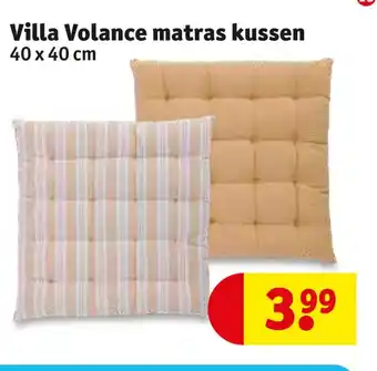 Kruidvat Villa Volance matras kussen 40 x 40 cm aanbieding