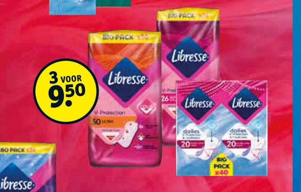 Libresse Big Pack aanbieding bij Kruidvat