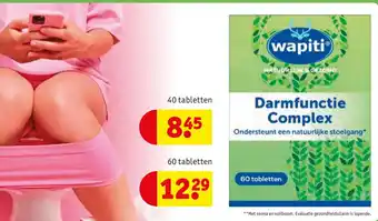 Kruidvat Darmfunctie Complex 40 tabletten aanbieding