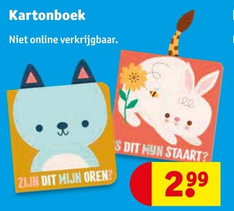 Kruidvat Kartonboek aanbieding
