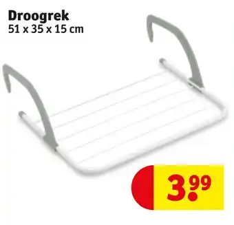 Kruidvat Droogrek 51 x 35 x 15 xm aanbieding