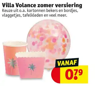 Kruidvat Villa Volance zomer versiering aanbieding