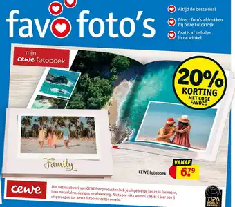 Kruidvat Mijn cewe fotoboek aanbieding