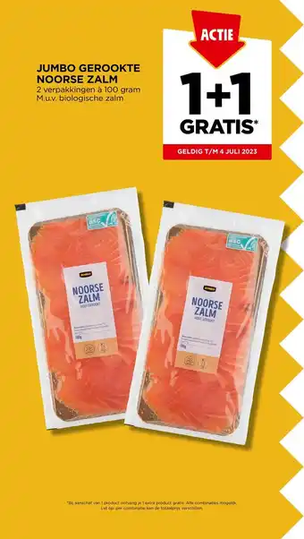 Jumbo JUMBO GEROOKTE NOORSE ZALM aanbieding