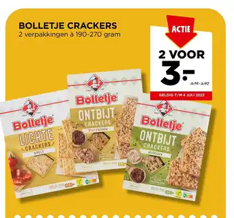 Jumbo BOLLETJE CRACKERS aanbieding