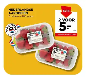 Jumbo NEDERLANDSE AARDBEIEN aanbieding